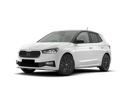 Nuova Skoda Fabia 95 CV (69 kW) 2026 Bianco luna metallizzato nero tulipano p Utilitaria
