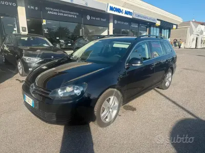 Usata VW Golf VI Comfortline 105 CV (77 kW) 2009 Nero Utilitaria