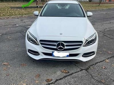 Usata Mercedes C220 Executive 170 CV (125 kW) 2014 Bianco Berlina