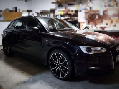 Usata Audi A3 S-Line 110 CV (80 kW) 2015 Nero Berlina