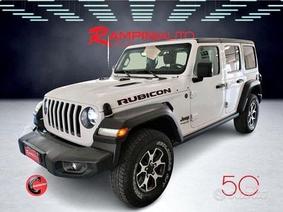 Begagnad Jeep Wrangler Unlimited Rubicon 200 HK (147 kW) 2020 Vit SUV