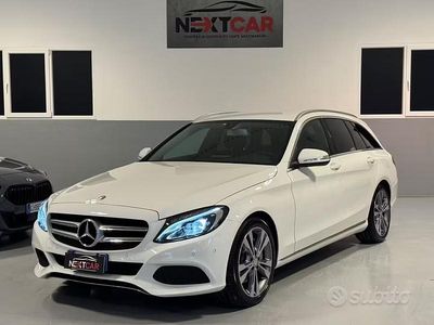 Usata Mercedes C250 204 CV (150 kW) 2015 Bianco Station wagon