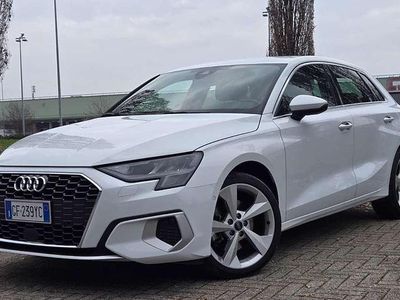 Usata Audi A3 116 CV (85 kW) 2021 Bianco Berlina