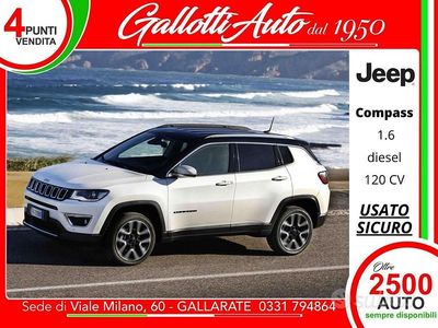 Usata Jeep Compass Limited 120 CV (88 kW) 2018 Bianco SUV
