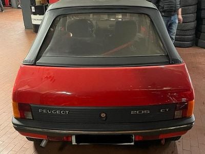 Usata Peugeot 205 1987 Rosso Cabrio