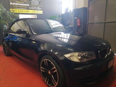 Usata BMW 120 Cabriolet 177 CV (130 kW) 2009 Nero Cabrio