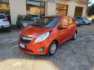 Usata Chevrolet Spark 68 CV (50 kW) 2009 Arancione Utilitaria