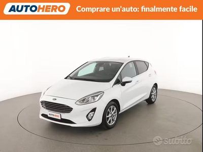 Gebraucht Ford Fiesta Titanium 125 PS (91 kW) 2021 Weiß Kleinwagen