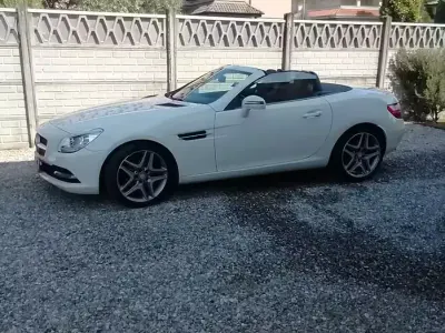 Usata Mercedes SLK200 184 CV (135 kW) 2012 Bianco Cabrio