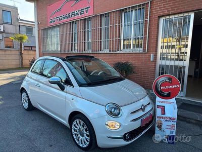 Usata Fiat 500C Lounge 69 CV (50 kW) 2017 Bianco Cabrio
