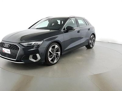 Usata Audi A3 Advanced 150 CV (110 kW) 2020 Grigio manhattan metallizzato Berlina