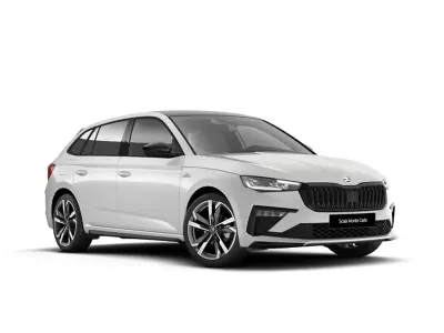 Nuova Skoda Scala Monte Carlo 150 CV (110 kW) 2026 Bianco luna metallizzato Utilitaria