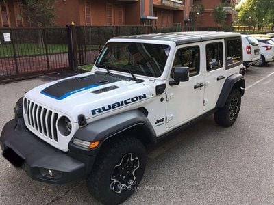 Usata Jeep Wrangler Unlimited Rubicon 272 CV (200 kW) 2022 Bianco SUV