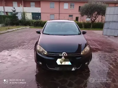 Usata VW Golf VI 105 CV (77 kW) 2010 Nero Utilitaria