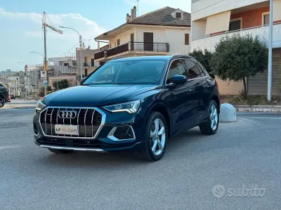 Usata Audi Q3 Advanced Plus 190 CV (139 kW) 2019 Blu/azzurro SUV