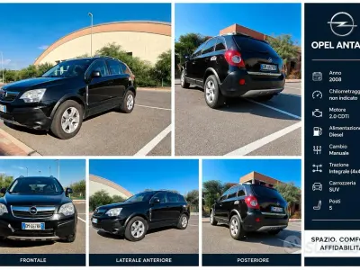 Usata Opel Antara 150 CV (110 kW) 2008 Nero SUV