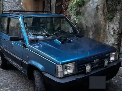 Usata Fiat Panda 4x4 50 CV (36 kW) 1990 Blu Utilitaria