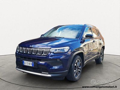 Usata Jeep Compass Limited 131 CV (96 kW) 2021 Blu SUV
