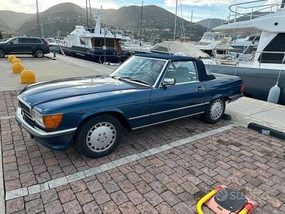 Usata Mercedes SL500 1987 Blu Cabrio
