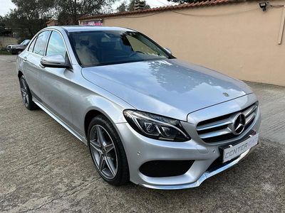 Usata Mercedes C220 Premium 204 CV (150 kW) 2018 Argento Berlina
