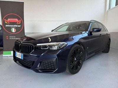 Usata BMW 520 M Sport 249 CV (183 kW) 2020 Blu/azzurro Station wagon