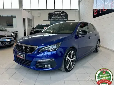 Usata Peugeot 308 GT-line 131 CV (96 kW) 2017 Blu Berlina