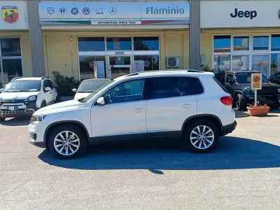 Usata VW Tiguan Sportline 110 CV (80 kW) 2015 Bianco SUV