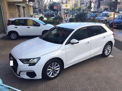 Usata Audi A3 Advanced 116 CV (85 kW) 2022 Bianco Berlina
