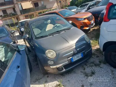Usata Fiat 500 Lounge 69 CV (50 kW) 2010 Grigio Berlina