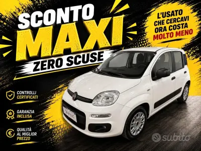 Usata Fiat Panda 69 CV (50 kW) 2019 Bianco Utilitaria