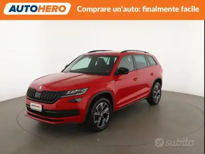 Usata Skoda Kodiaq SportLine 190 CV (139 kW) 2019 Rosso SUV