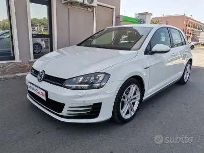 Usata VW Golf VII GTD 184 CV (135 kW) 2016 Bianco Berlina