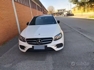 Usata Mercedes E220 Premium 184 CV (135 kW) 2018 Bianco Station wagon