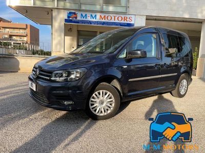 Usata VW Caddy Trendline 102 CV (75 kW) 2018 Blu Monovolume