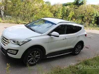 Usata Hyundai Santa Fe 200 CV (147 kW) 2015 Bianco SUV