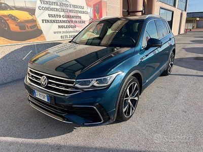 Usata VW Tiguan R-line 150 CV (110 kW) 2021 Blu SUV