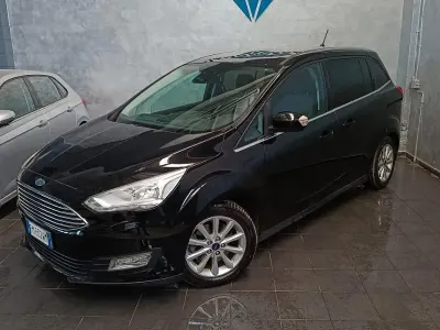 Gebraucht Ford C-MAX Titanium 125 PS (91 kW) 2018 Schwarz Van / Kleinbus