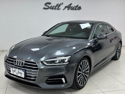 Usata Audi A5 S-Line 190 CV (139 kW) 2019 Grigio Coupé