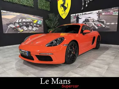 Usata Porsche 718 Cayman 349 CV (256 kW) 2019 Arancione lava Coupé