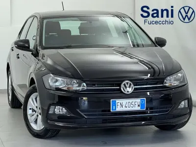 Usata VW Polo Comfortline 95 CV (69 kW) 2018 Nero Utilitaria