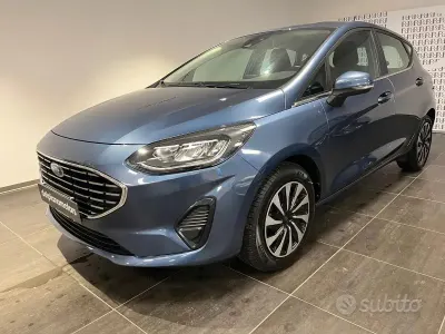 Begagnad Ford Fiesta Titanium 75 HK (55 kW) 2023 Blå Halvkombi
