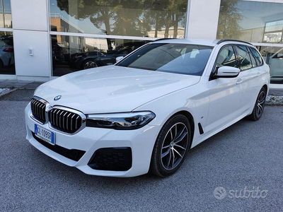 Usata BMW 520 M Sport 190 CV (139 kW) 2022 Bianco Station wagon