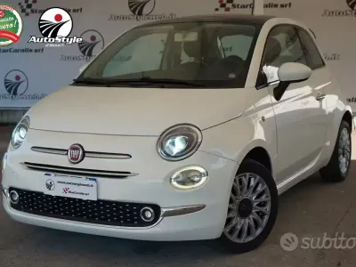 Usata Fiat 500 Lounge 95 CV (69 kW) 2016 Bianco Berlina