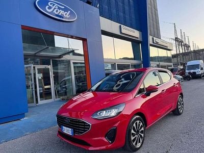 Usata Ford Fiesta Titanium 75 CV (55 kW) 2022 Rosso Utilitaria