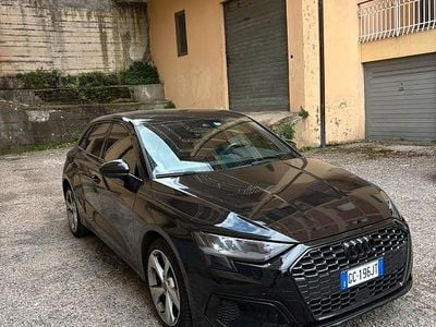 Usata Audi A3 Advanced 150 CV (110 kW) 2020 Nero Berlina