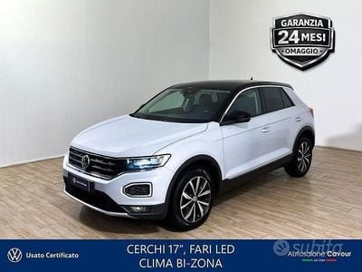 Usata VW T-Roc Style 116 CV (85 kW) 2018 White silver SUV
