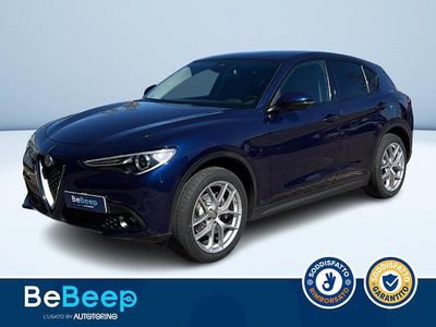 Usata Alfa Romeo Stelvio Executive 210 CV (154 kW) 2018 Blu metallizzato SUV