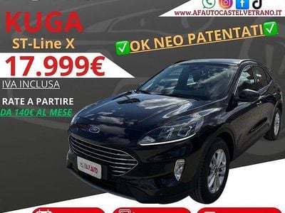 Usata Ford Kuga ST-Line X 120 CV (88 kW) 2022 Nero SUV