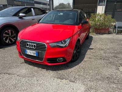 Usata Audi A1 Sportback Ambition 105 CV (77 kW) 2012 Rosso Utilitaria