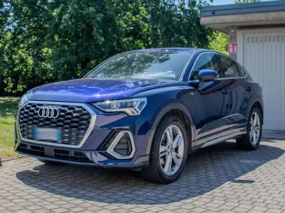 Usata Audi Q3 Sportback S-Line 150 CV (110 kW) 2021 Blu/azzurro SUV